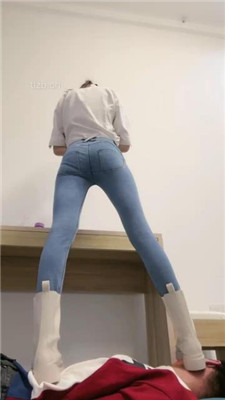 图片[3]-【美娜格格】白短靴&AJ全体重踩地毯-绳艺资料库